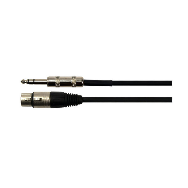TF-3 - 3m XLR-hona/Tele-hane - Balanserad Signalkabel