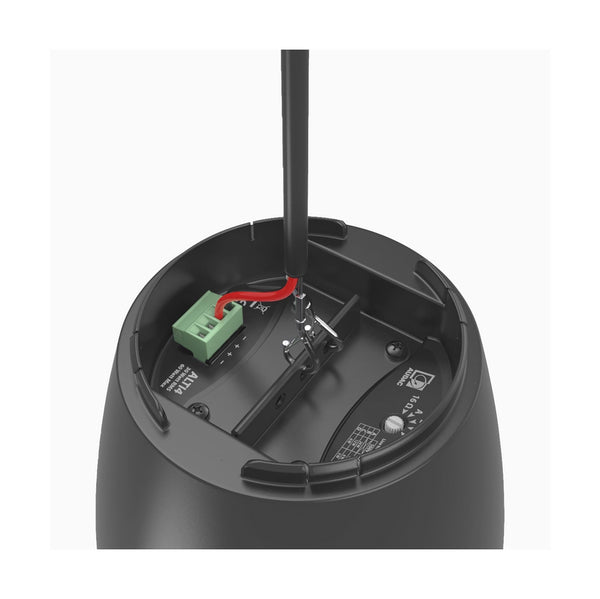 ALTI6/W, 6,5 tum pendelhögtalare, 2-vägs, 16 Ohm + 100V, hybridkabel, vit