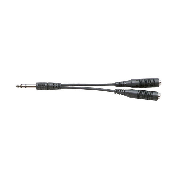 CYC-01 Y-kabel 1x 6.3mm TRS - 1x 6.3mm TRS