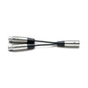 CYC-10 Y-kabel 1x XLR Hane - 2x XLR Hona
