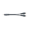 CYC-20 Y-kabel 1x RCA Hane - 2x RCA Hona