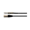 TM-1 XLR-hane/Tele-hane - Balanserad Signalkabel 1m