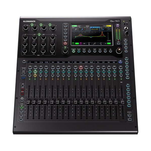 QU-5D digitalmixer, 16 Mic/Line 12 XLR out