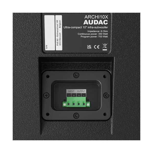 ARCHI10X/W 10" 350W AES / 1400W Peak @ 8 Ohm