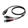 CLA735/1,5m XLR Hona - 2 x XLR Hane