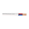 CLS225CW-B2CA/1, 2 x 2,5mm² (100m) vit högtalarkabel, CPR-klassning, LSHF