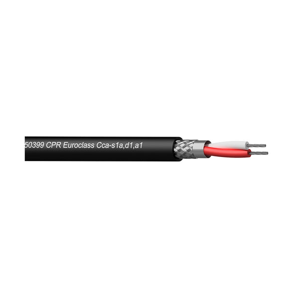 CMX222/1, 1-pars dubbelisolerad DMX-kabel / 110 ohm, CPR-klassning, LSHF
