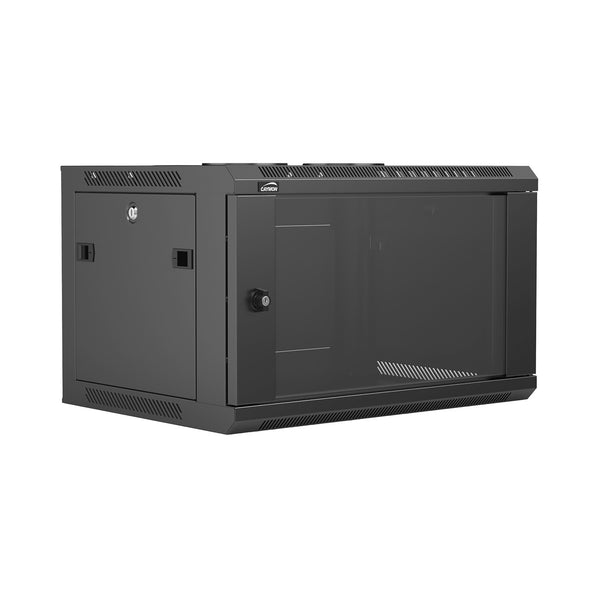 WPR406R/B, Väggrack i metall 6U, 19 tum, 410mm monteringsdjup