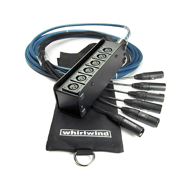MS-6-M-NR-025 multikabel med 6 uttag 7,5m