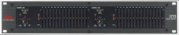1215, 2x 15-bands grafisk equalizer