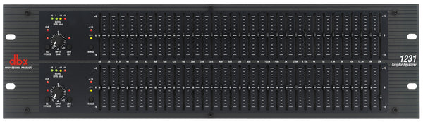 1231, 2x 31-bands grafisk equalizer