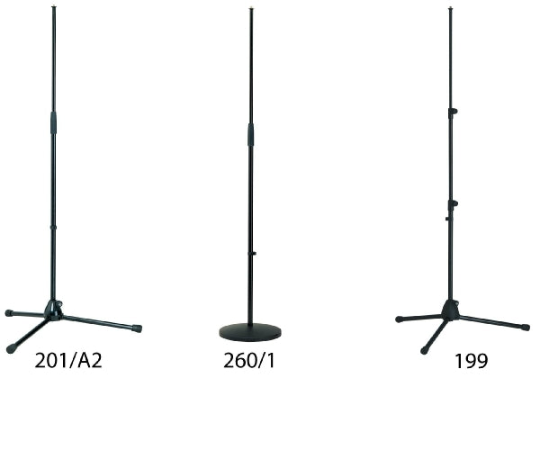 K&M 260/1B MIC. STAND BLACK