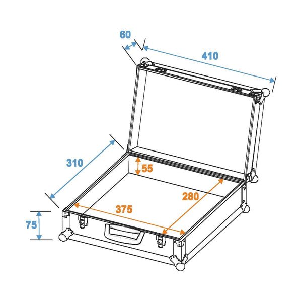 Mikrofonväska, för 7 mikrofoner