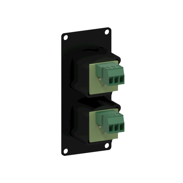 CASY125/B 2 X XLR HONA 1P PLINT