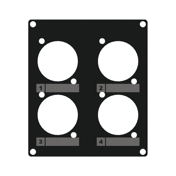 CASY203/B 4 X D-SIZE 2P