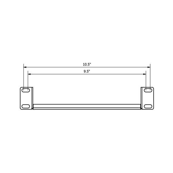 ISN110, 9.5 / 10.5 tum 1HE rackhylla