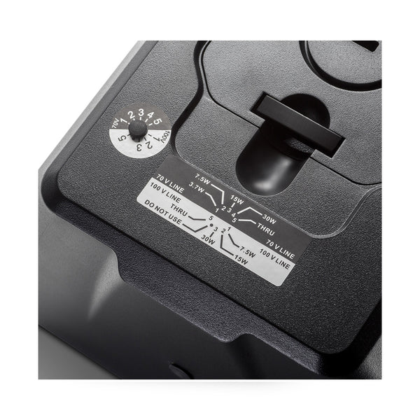 Control 25-1, 2-vägs 5.25" LF, linjetrafo, svart