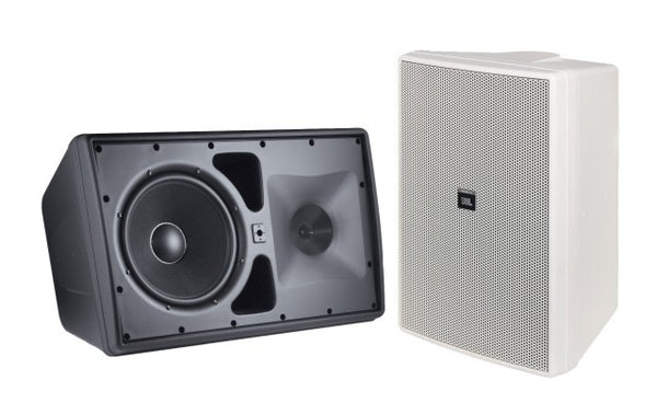 Control 30AV Svart. 3-vägs med 10"bas, 5" mid + horn, Allväder. 4 Ohm + 100V.