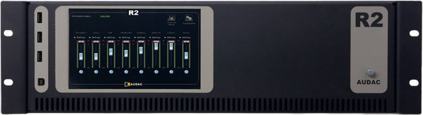 R2 (8 zoner, stereo) 8 Zoners digital multizonmixer för audiodistribution
