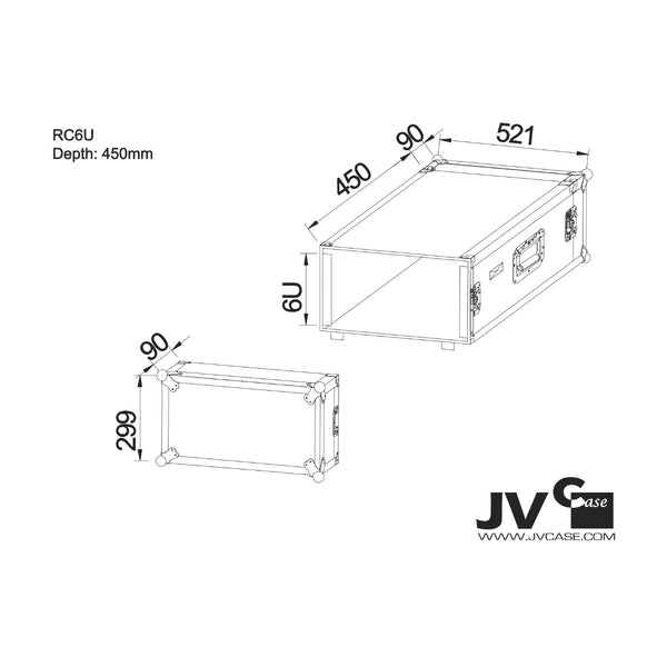 Rackcase 6 HE