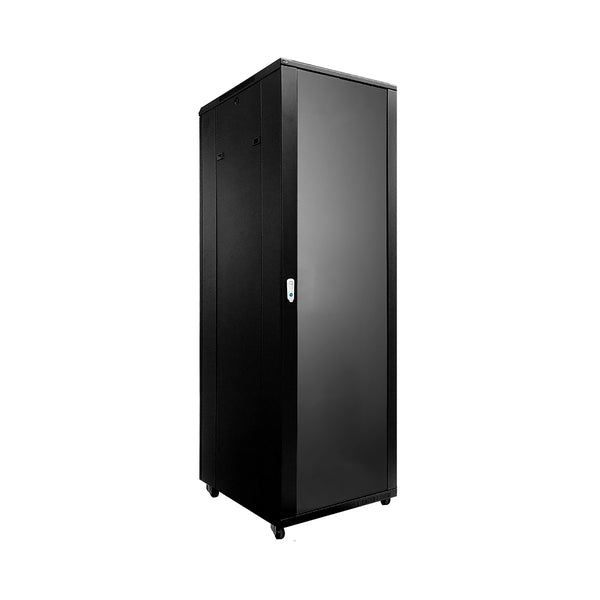 SPR842, Golvrack i metall 42U, 19 tum, 680mm monteringsdjup