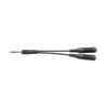 CYC-01 Y-kabel 1x 6.3mm TRS - 1x 6.3mm TRS