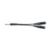 CYC-03 Y-kabel 1x 6.3mm TS - 2x 6.3mm TS