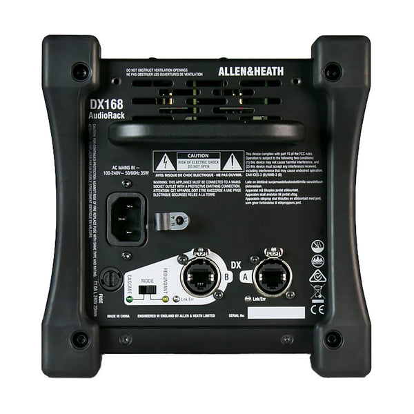 DX168, 16 MIC IN / 8 XLR OUT