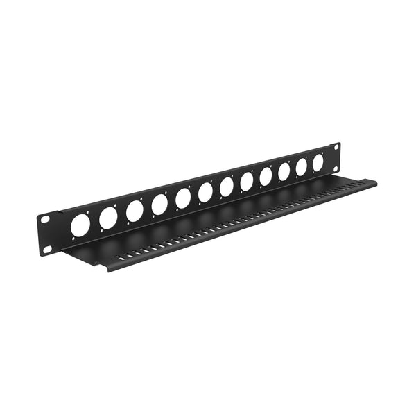 BP112T, 19" 1U 12ST D-SIZE HÅL