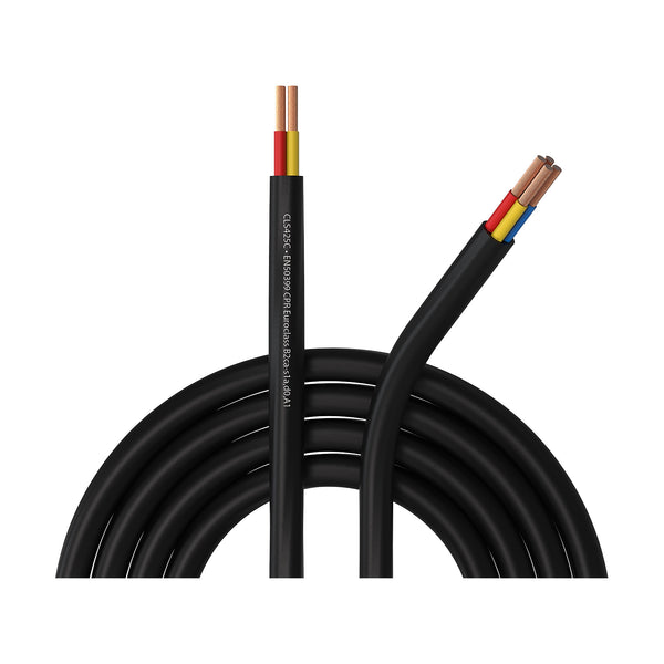 CLS425C-B2CA/1, 4 x 2.5mm² (100m) svart högtalarkabel, CPR-klassning, LSHF