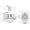 BT-THEATRE 50WW (BLACK), LED-fresnel