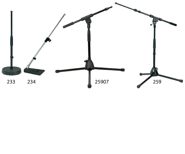 K&M 233B FLOOR STAND BLACK